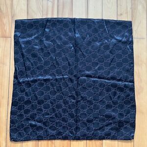 Gucci Monogram Dark Brown Drawstring Dust Bag Storage Large